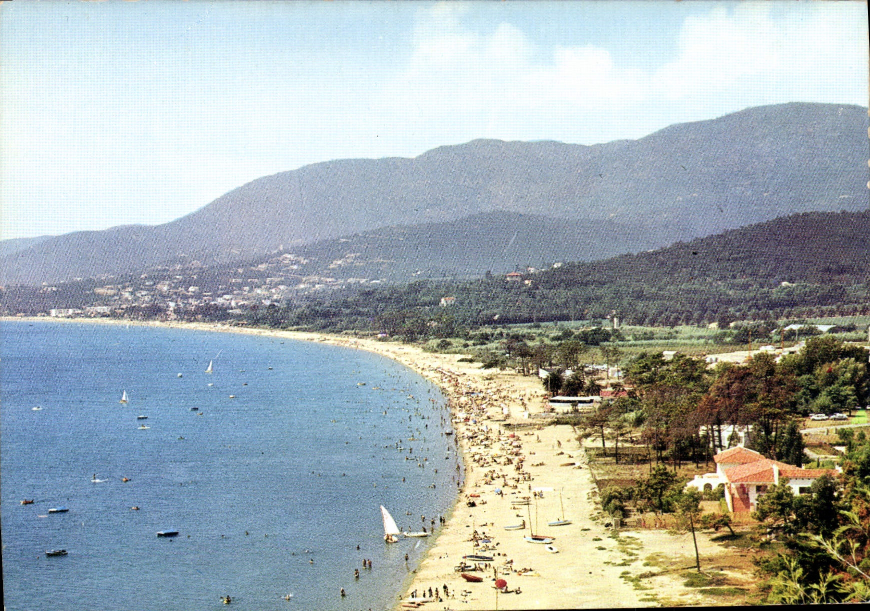 CPSM La Cote D'Azur Croix Valmer Var La Plage 