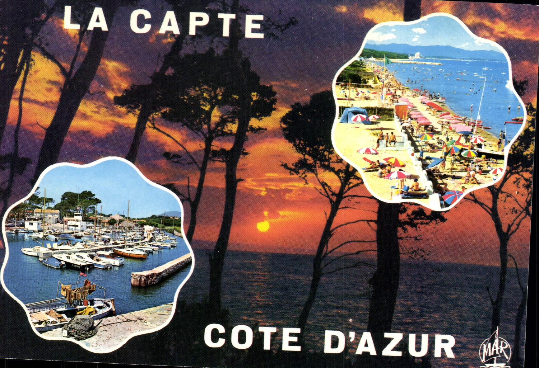 CPSM La Cote D'Azur La Capte Var La Port la Plage
