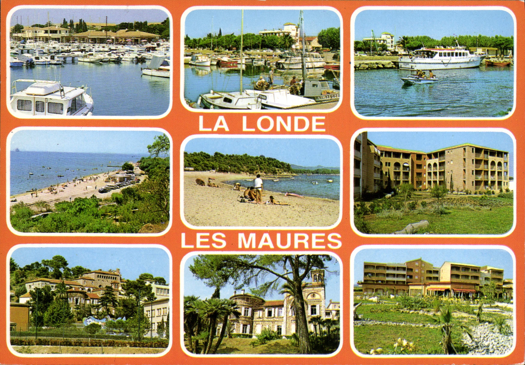 CPSM Cote Varoise Souvenir de la Londe les Maures 