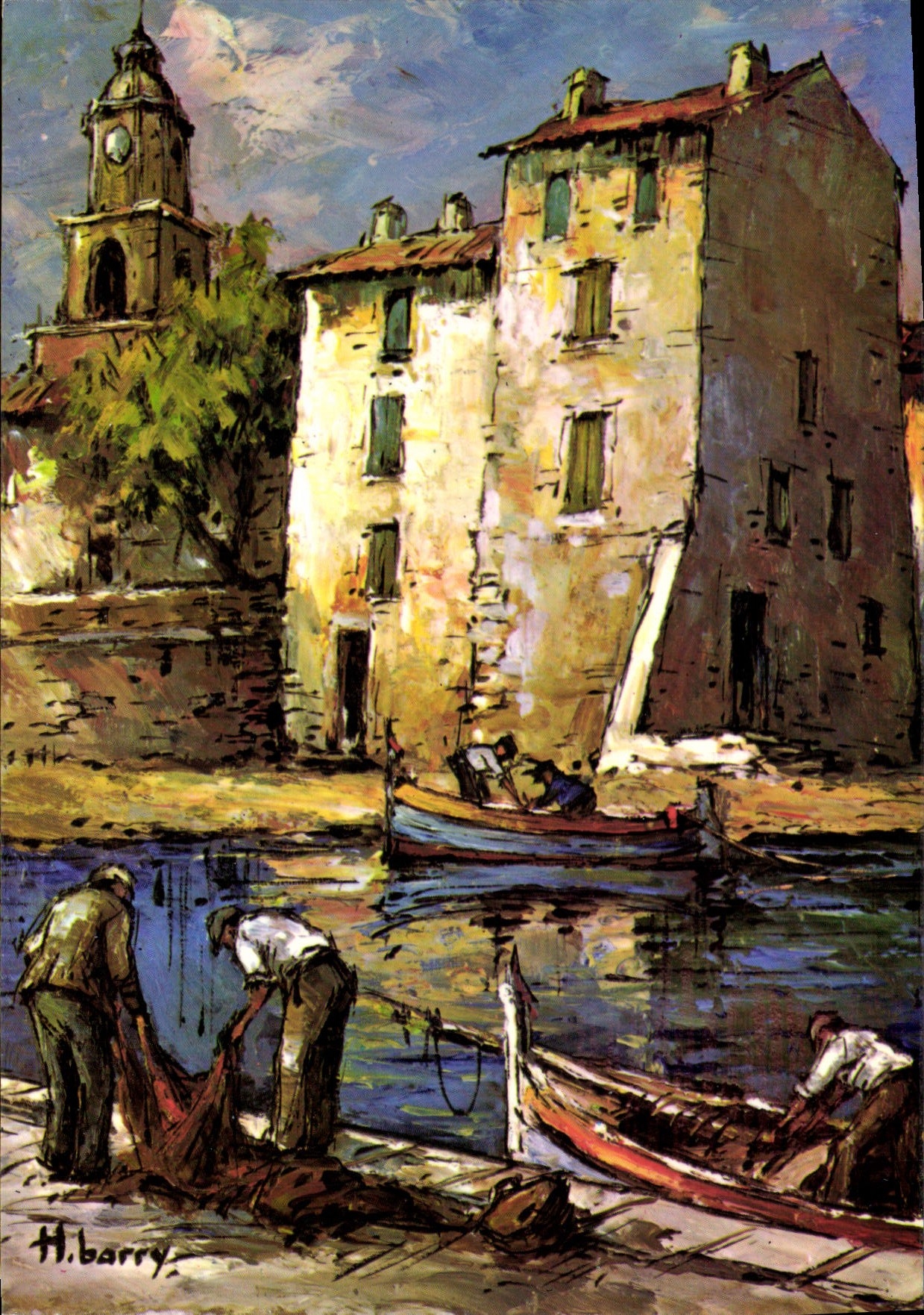 CPSM Cote D'Azur St Tropez Var Le Port des Pecheurs