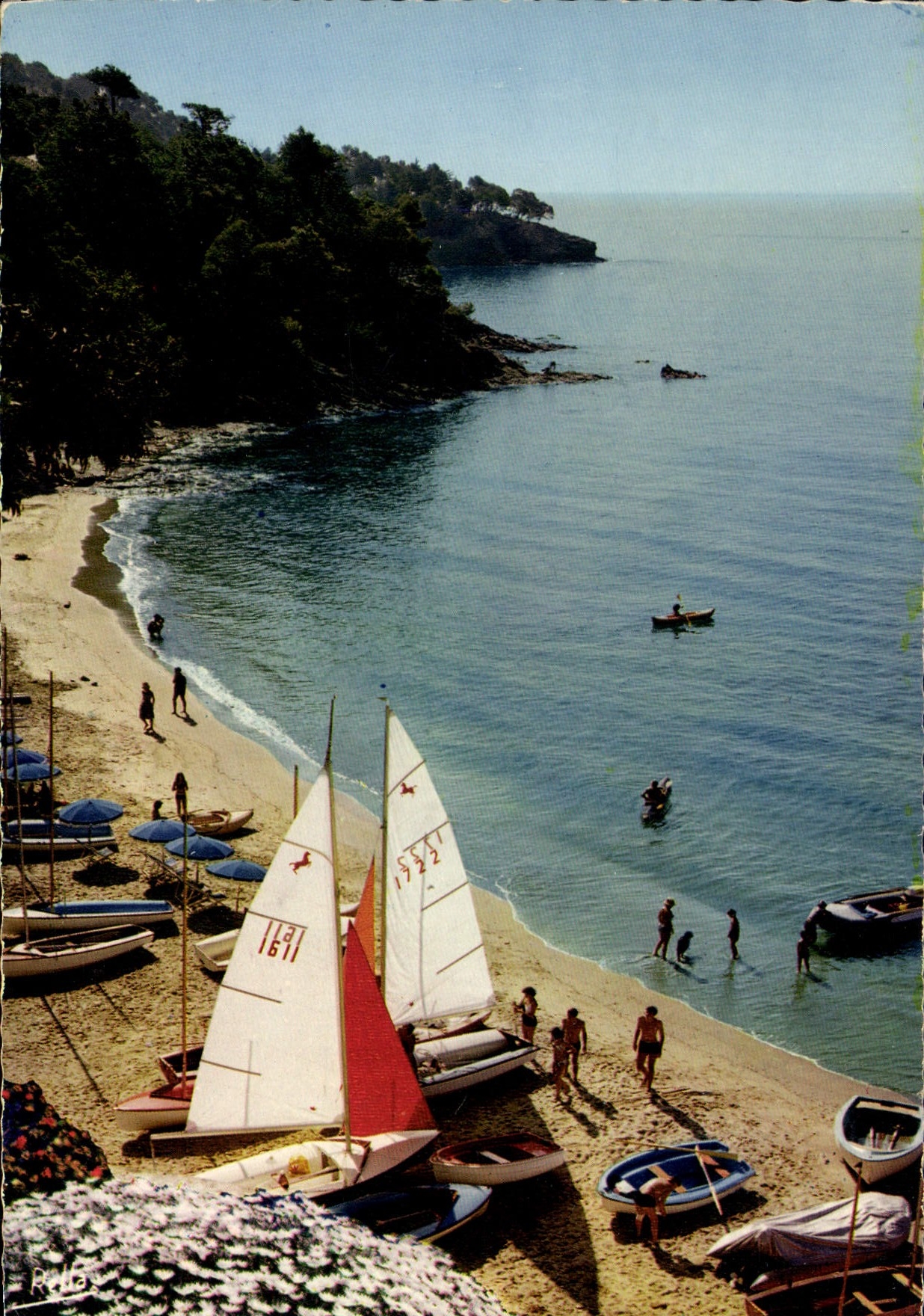 CPSM La Cote D'Azur Varoise Le Rayol Var La Plage 