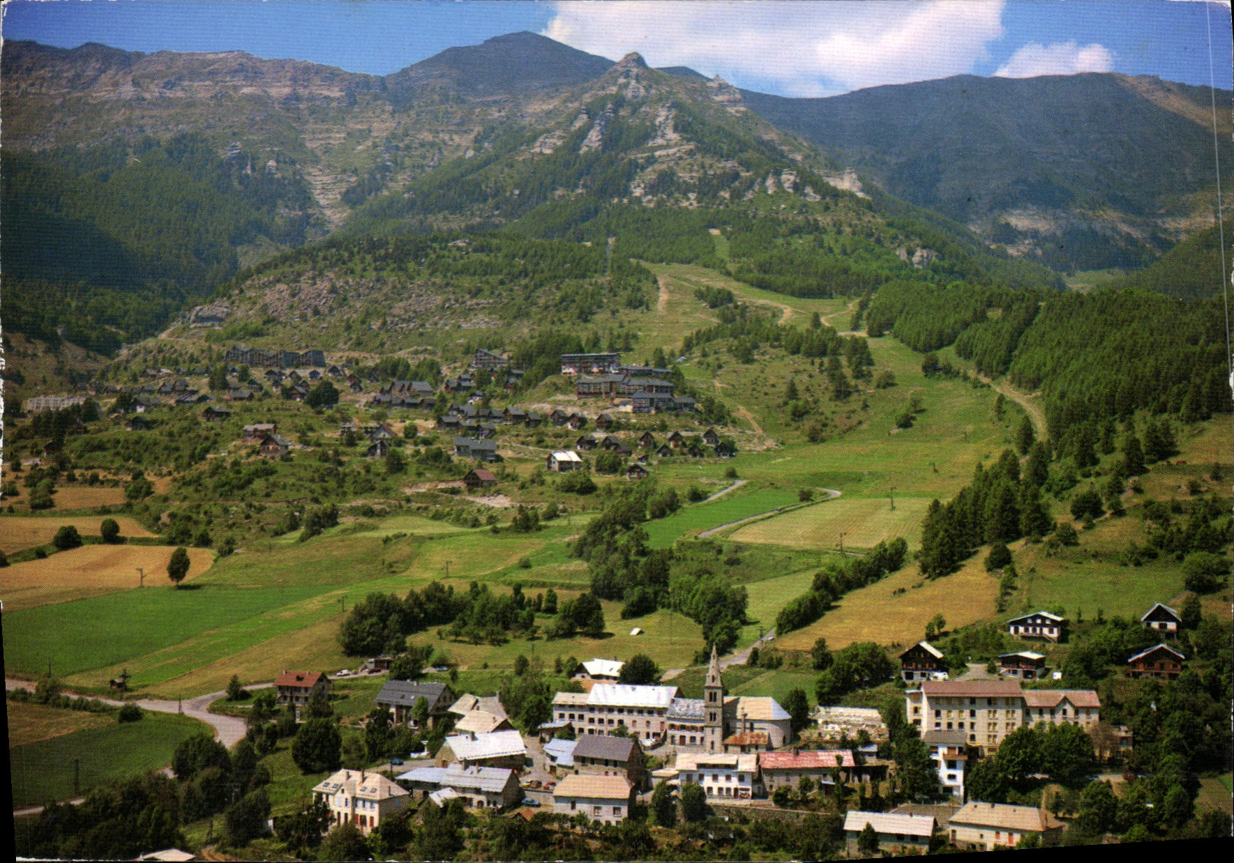 CPSM Chaillol Hautes Alpes Chef Lieu et Station 