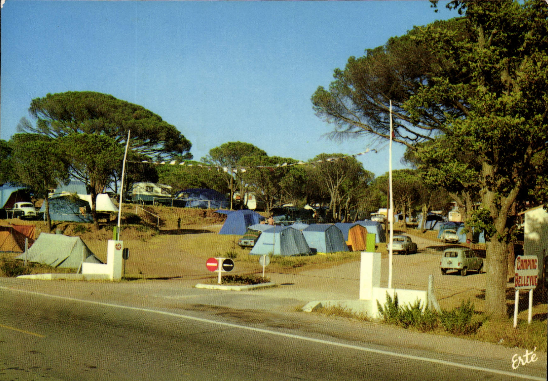CPSM Camping Bellevue Frejus Var 