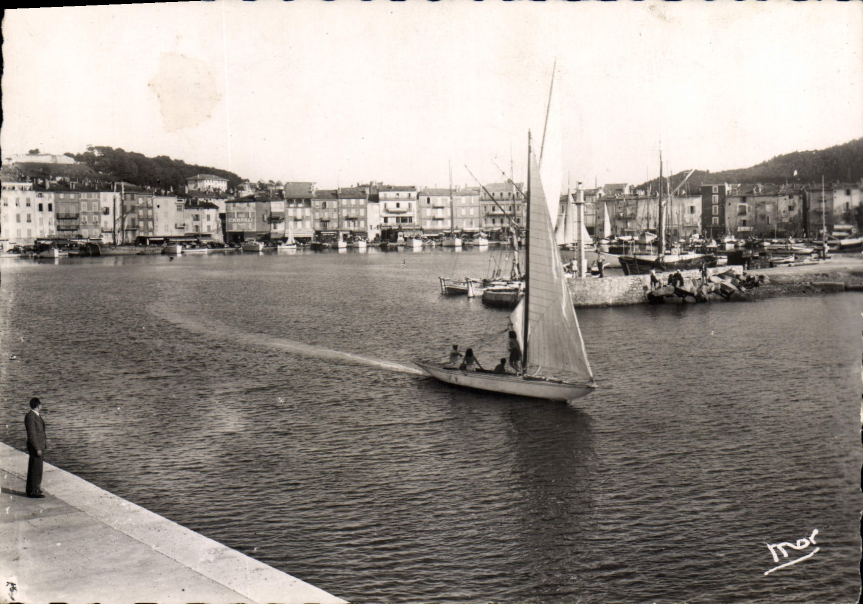 CPSM St Tropez Var Sortie du Port 