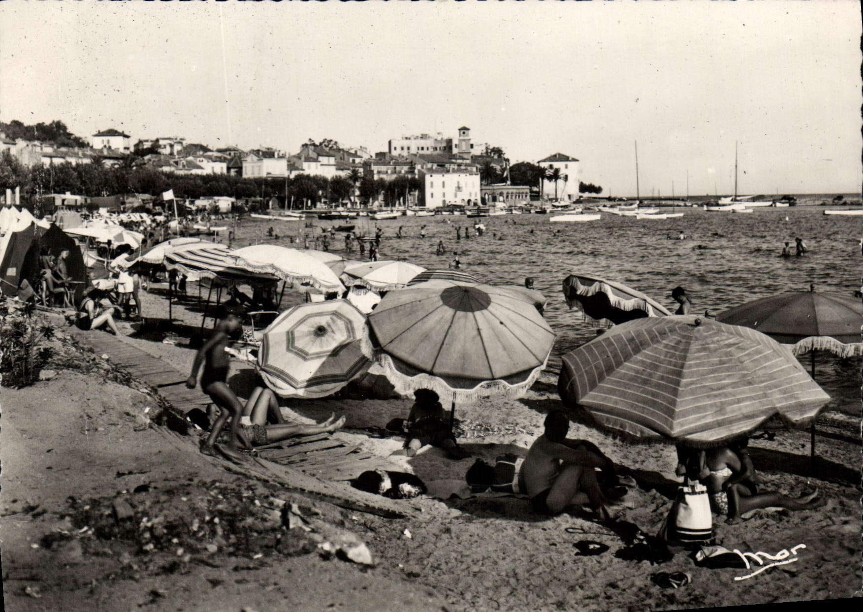 CPSM Ste Maxime sur Mer Var La Plage