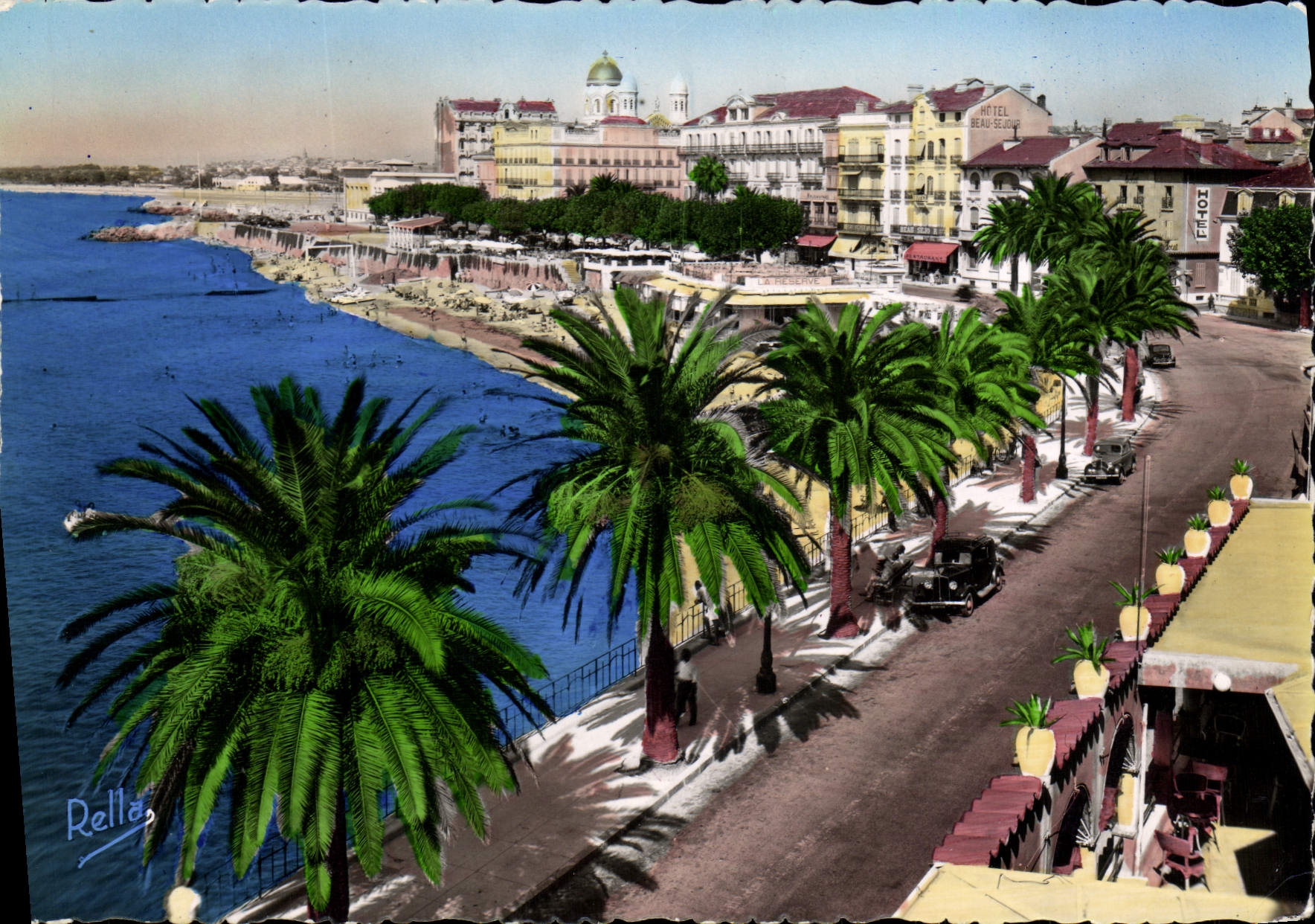 CPSM La Cote D'Azur St Raphael Var Vue generale prise de l'Hotel des Algues
