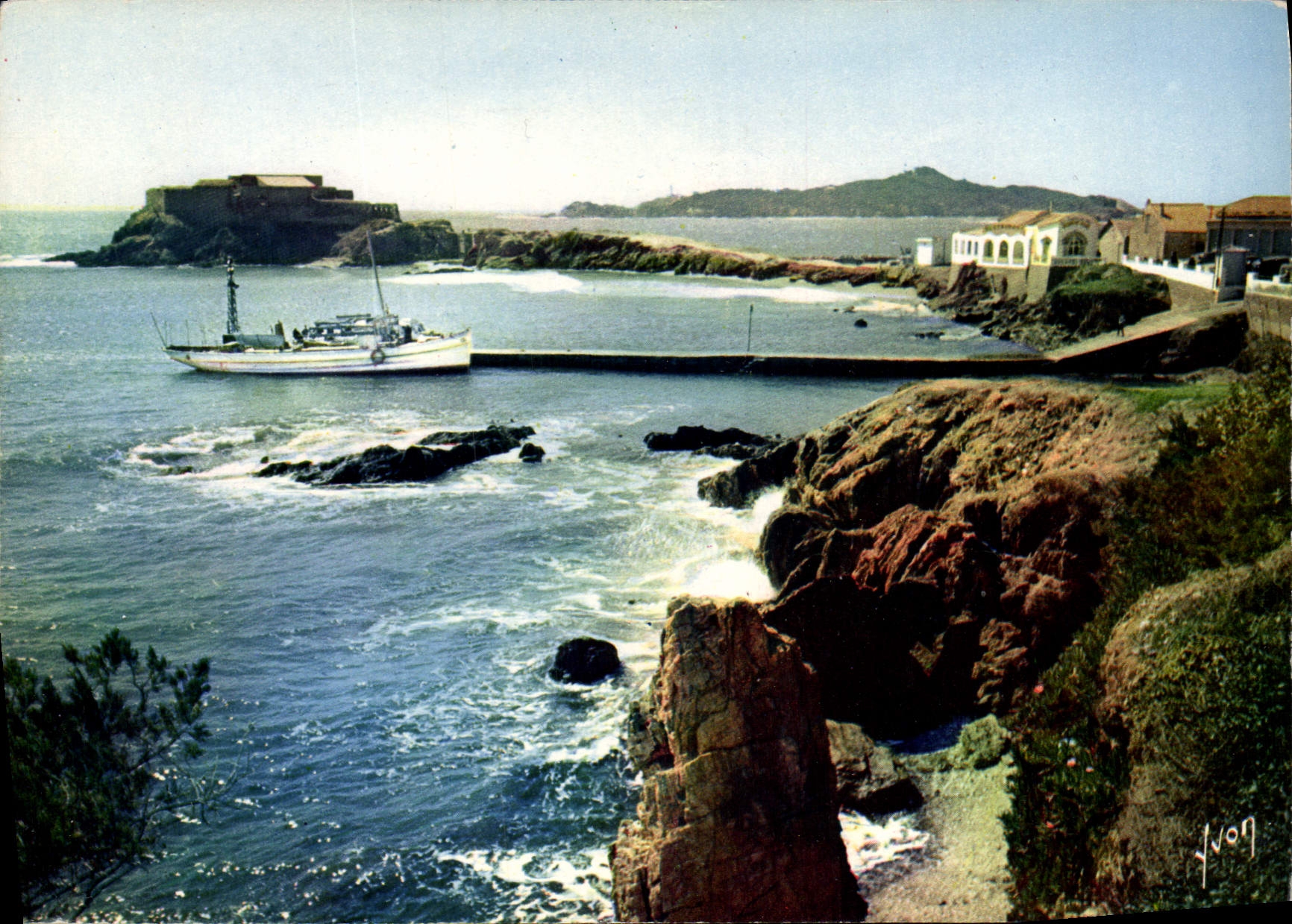 CPSM La Cote D'Azur miracle de la nature Presqu'ile de Giens Var Port de la Tour Fondue 