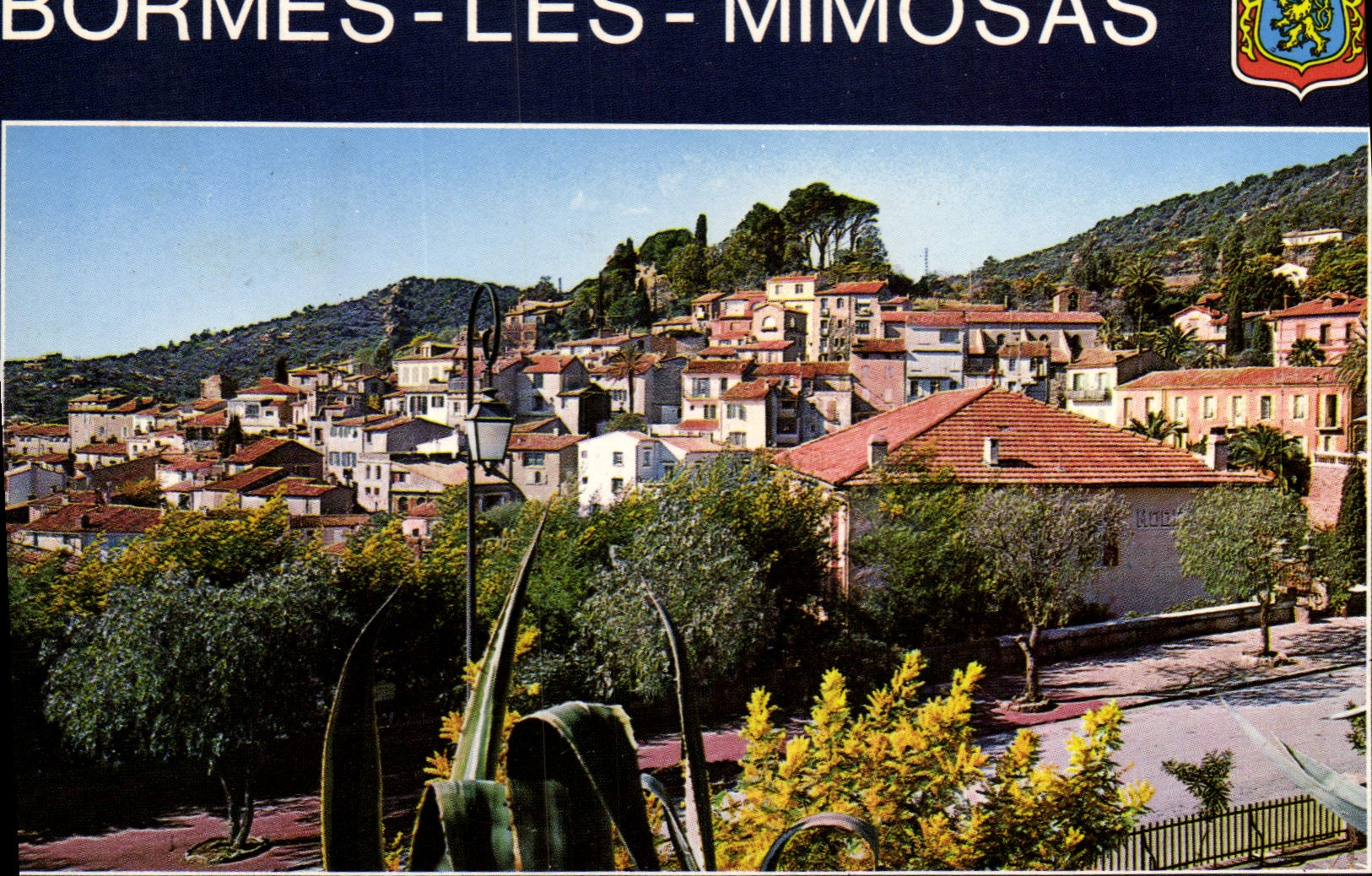 CPSM Cote D'Azur Bormes les Mimosas Var Vue d'ensemble
