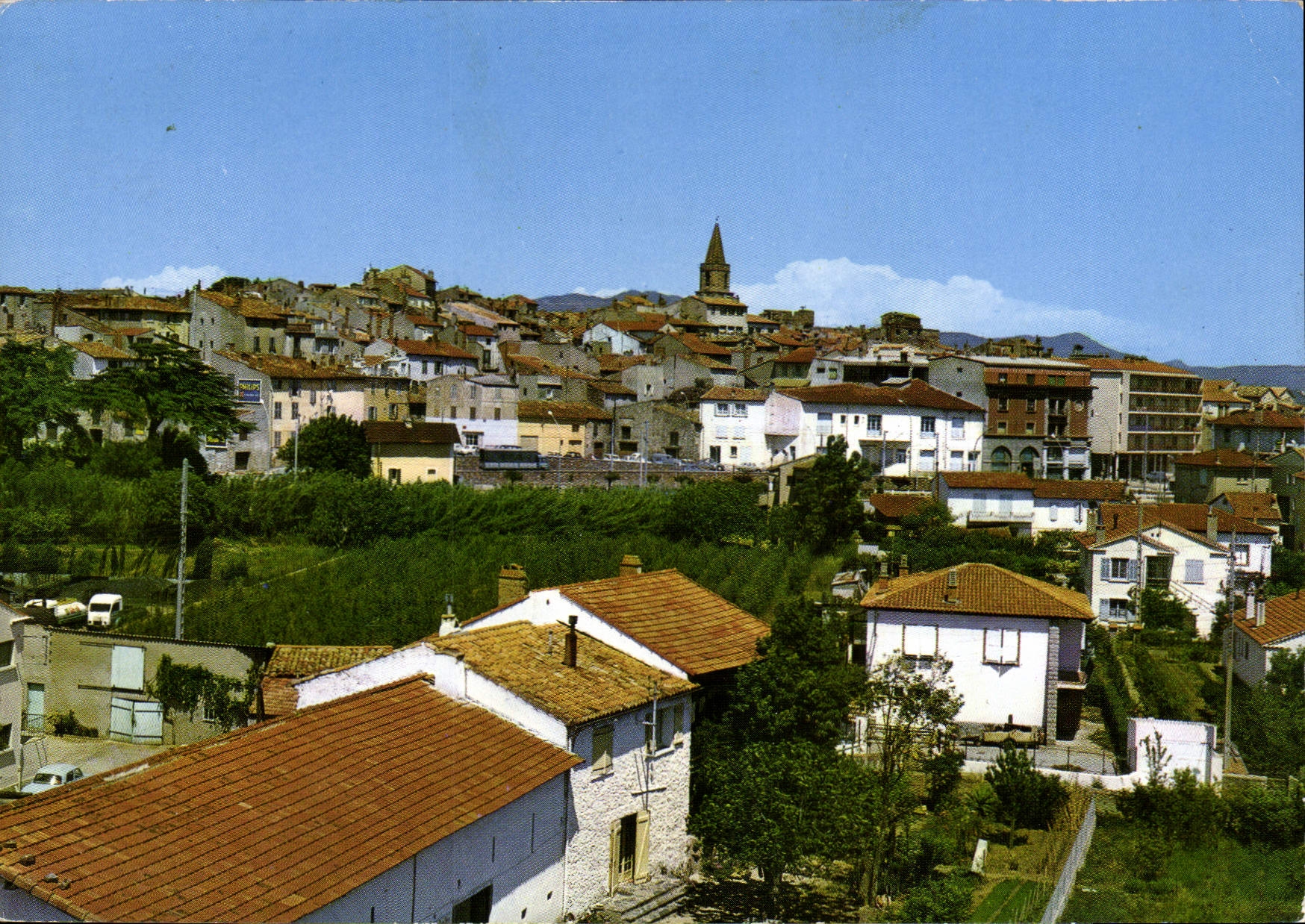 CPSM Frejus La Ville et son clocher 