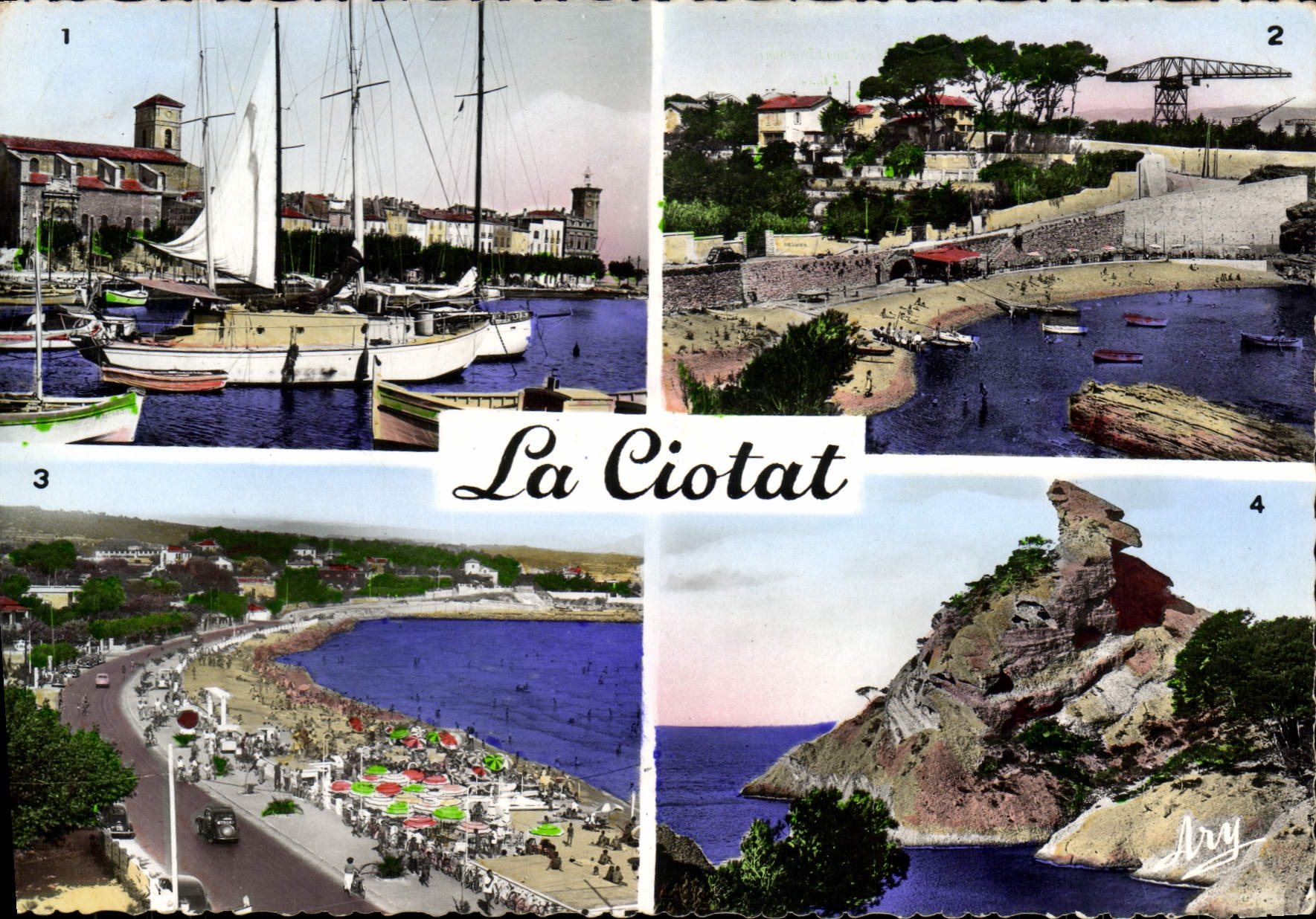 CPSM La Ciotat Le Port La Plage 