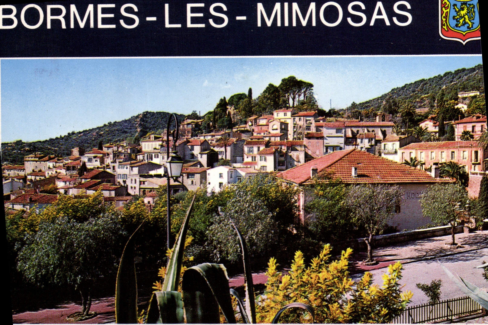 CPSM Cote D'Azur Bormes les Mimosas Var Vue d'Ensemble