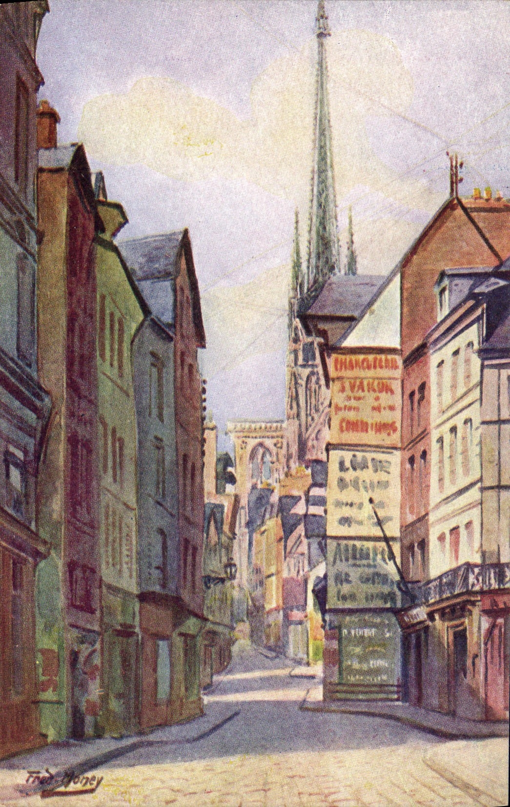 CPA Rouen rue du Bac 