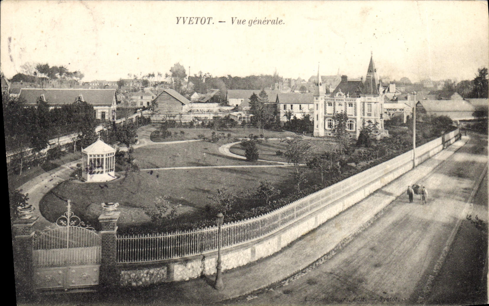 CPA Yvetot vue generale 