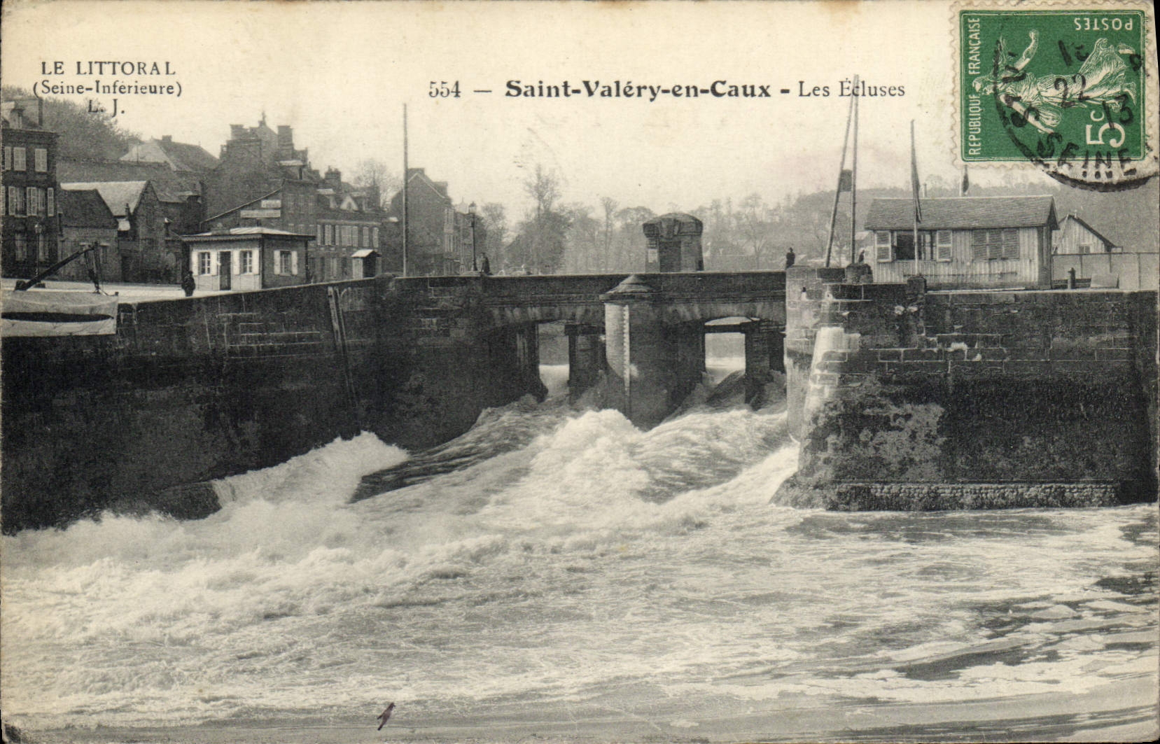 CPA Le Littoral Seine Inferieure Saint Valery en Caux les Ecluses