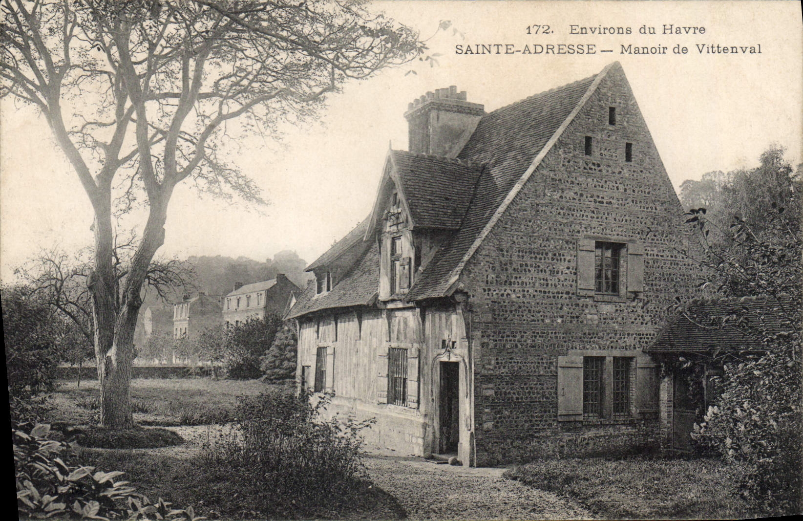 CPA Environs du Havre Saint Adresse manoir de Vittenval 