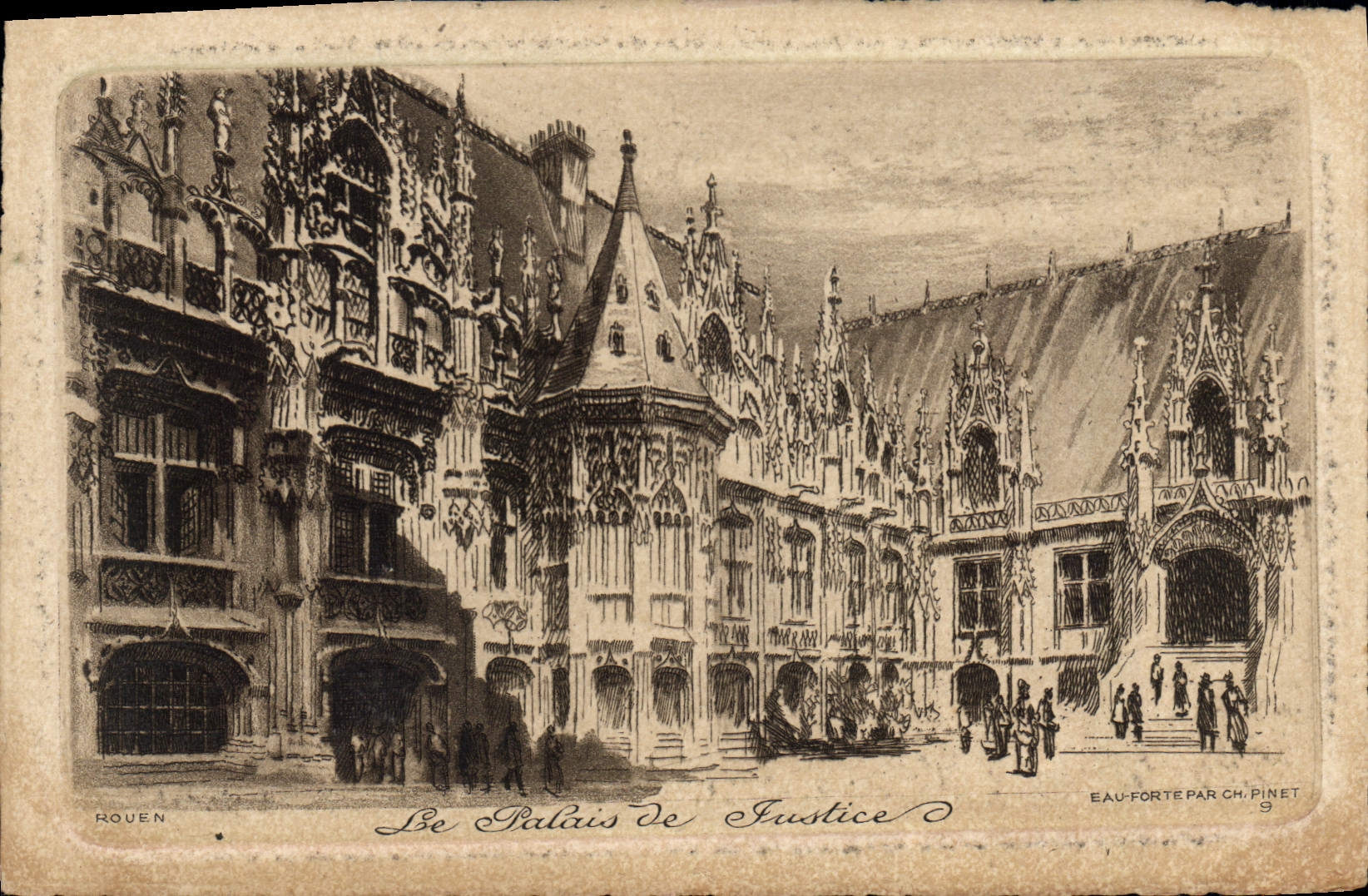 CPA Rouen le palais de justice 