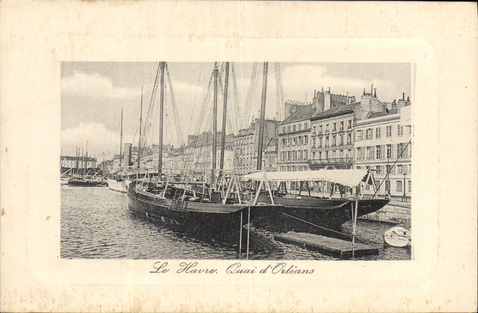 CPA le Havre Quai d'Orlians 