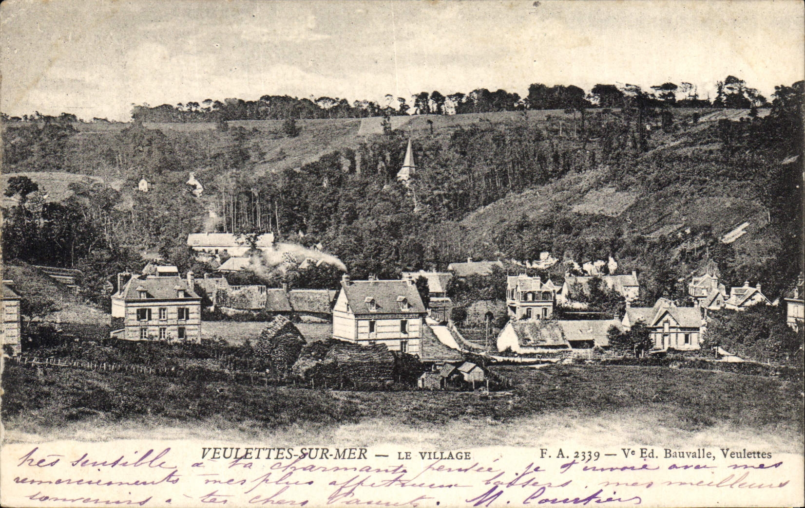 CPA Veulettes sur Mer le village