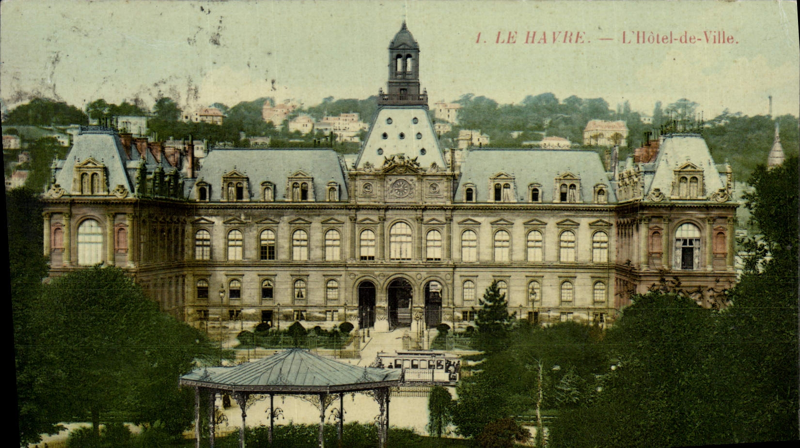 CPA le Havre l'hotel de Ville 