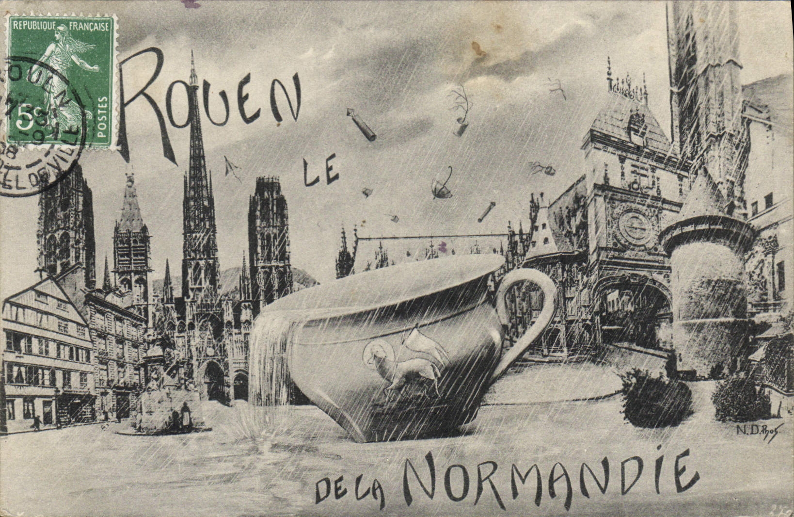 CPA Rouen de la Normandie 