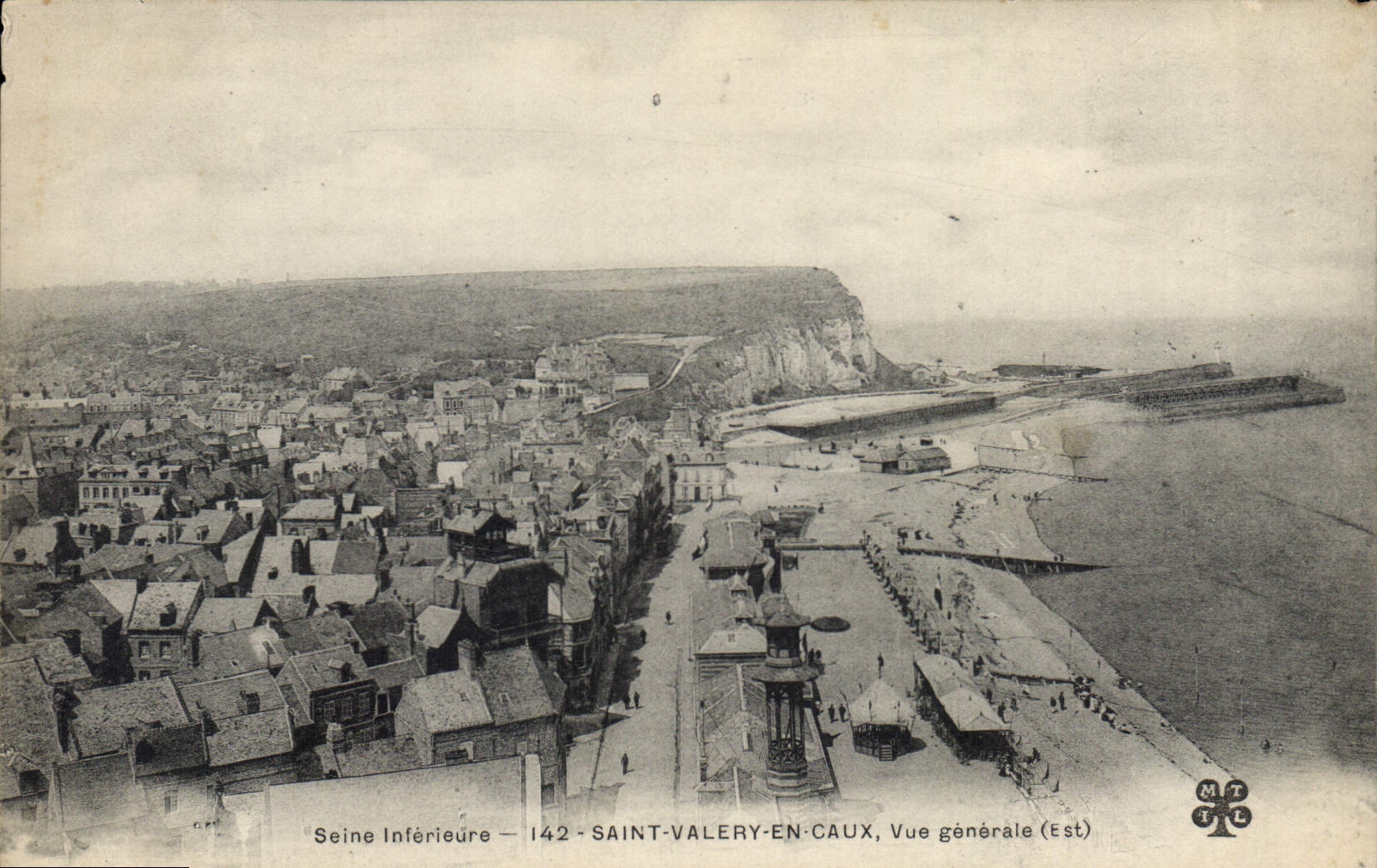 CPA Seine Inferieure Saint Valery en Caux vue generale