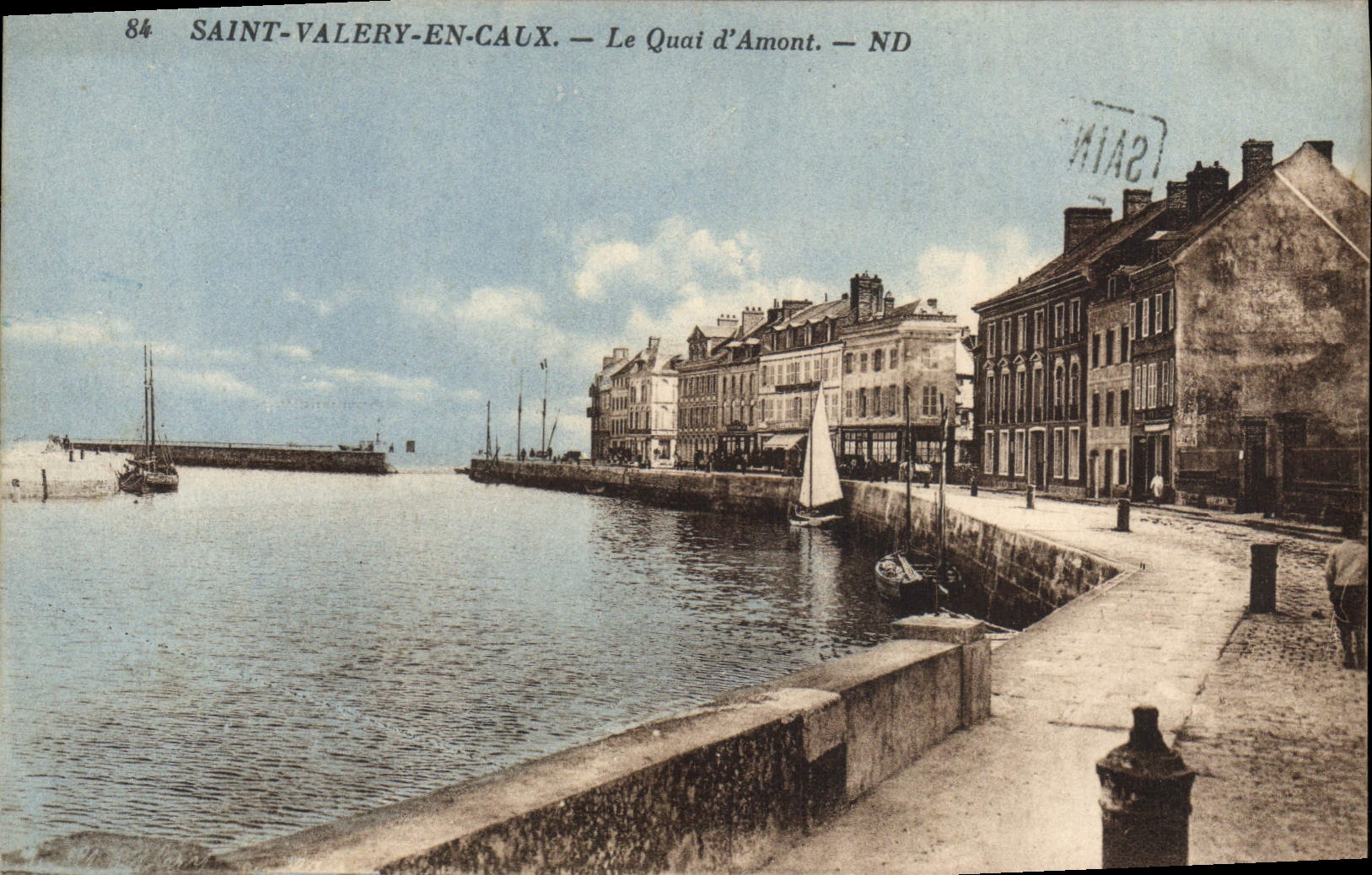 CPA Saint Valery en Caux le Quai d'Amont 