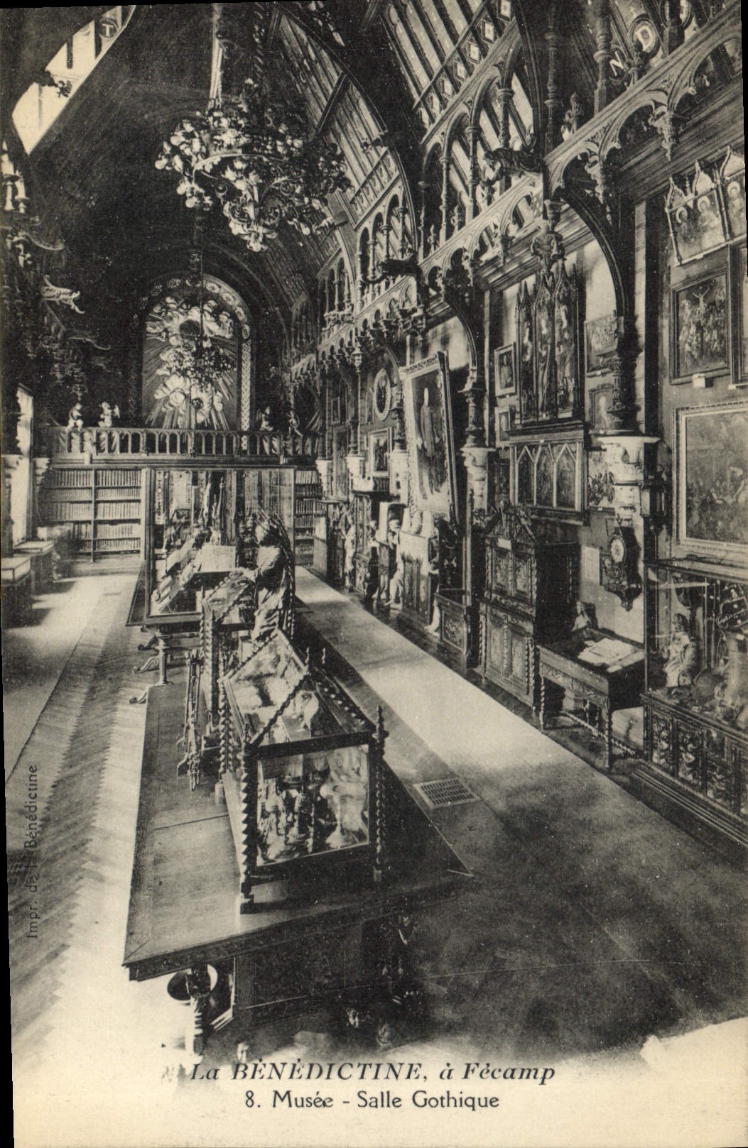 CPA La Benedictine a Fecamp Musee Salle Gothique 