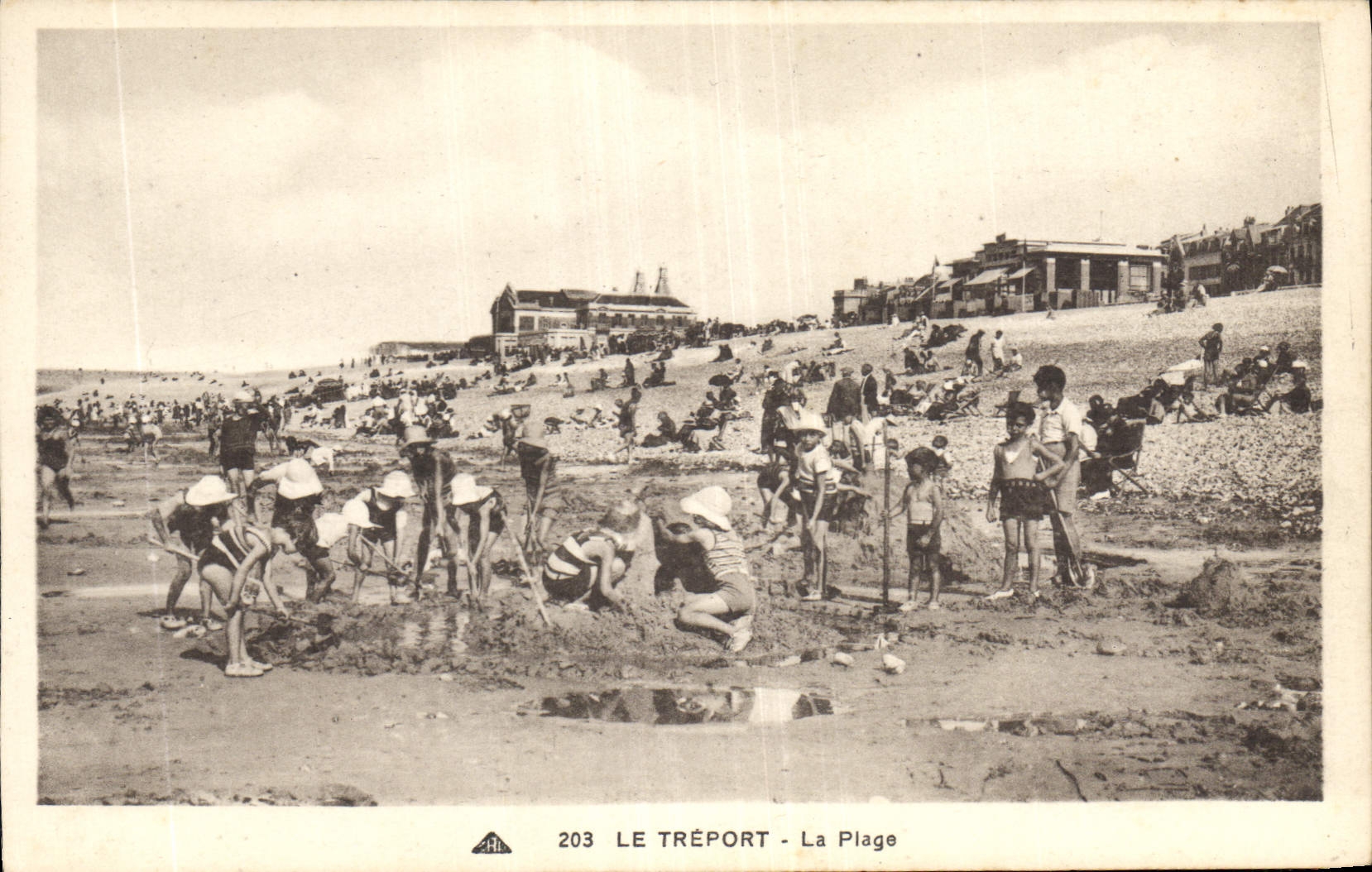 CPA le Treport la plage 