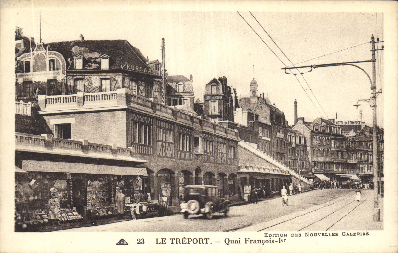 CPA Le Treport Quai Francois I 