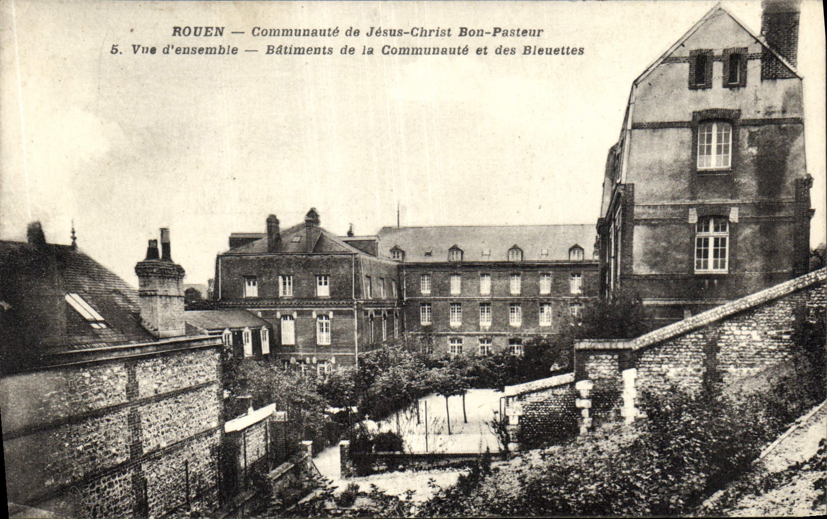 CPA Rouen Communaute de Jesus Christ Bon Pasteur vue d'ensemble Batiments de la communaute et des Bl