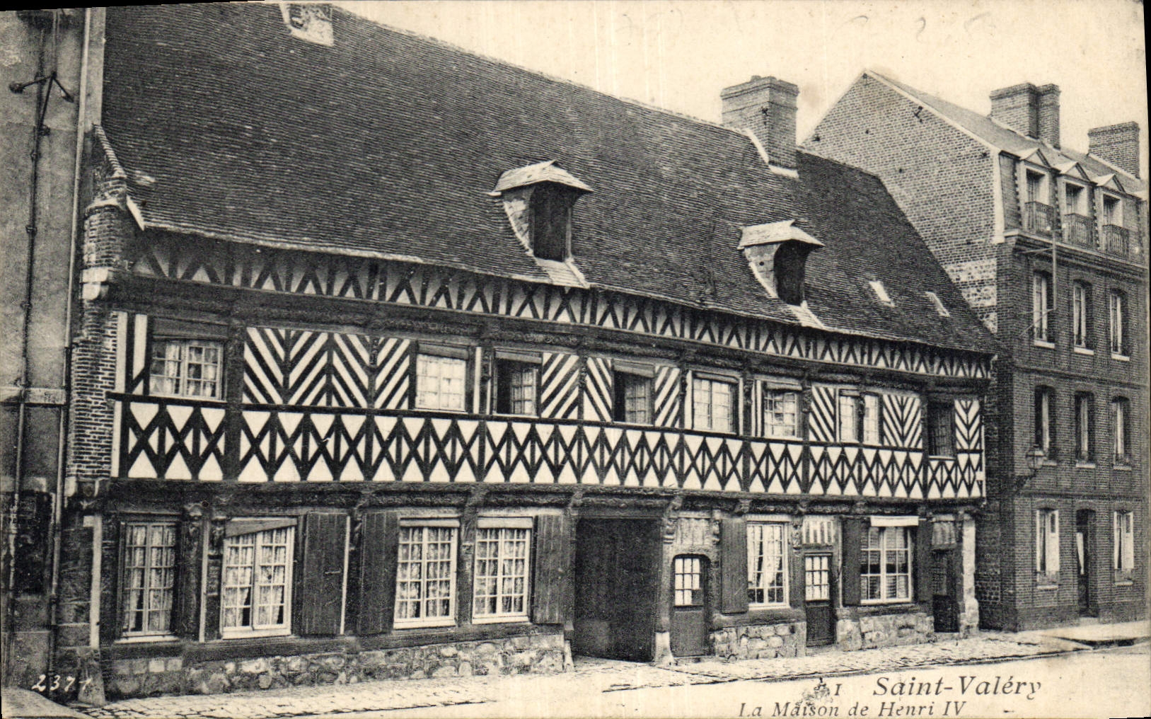 CPA Saint Valery la maison de Henri IV 