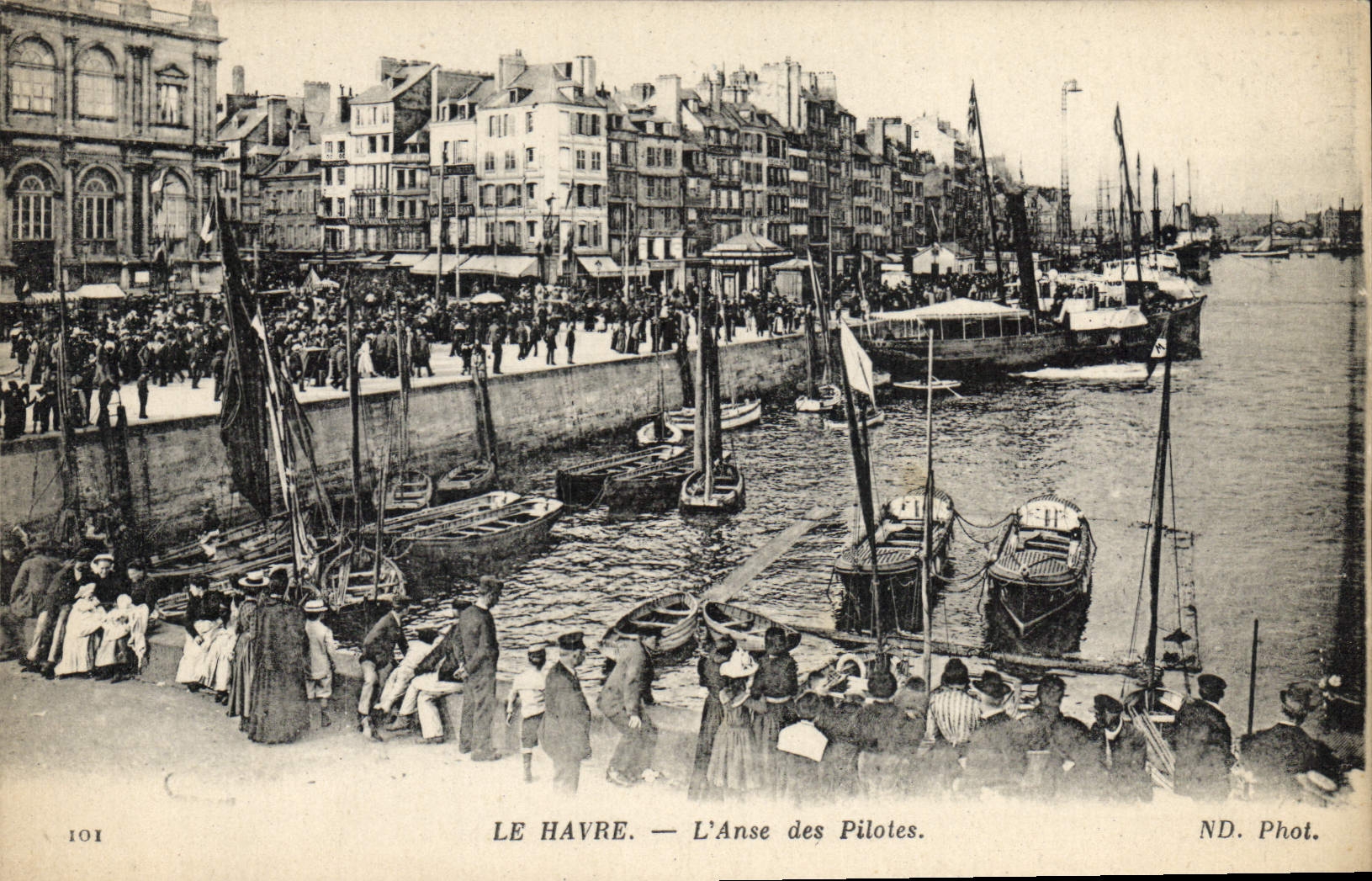 CPA Le Havre l'Anse des Pilotes 