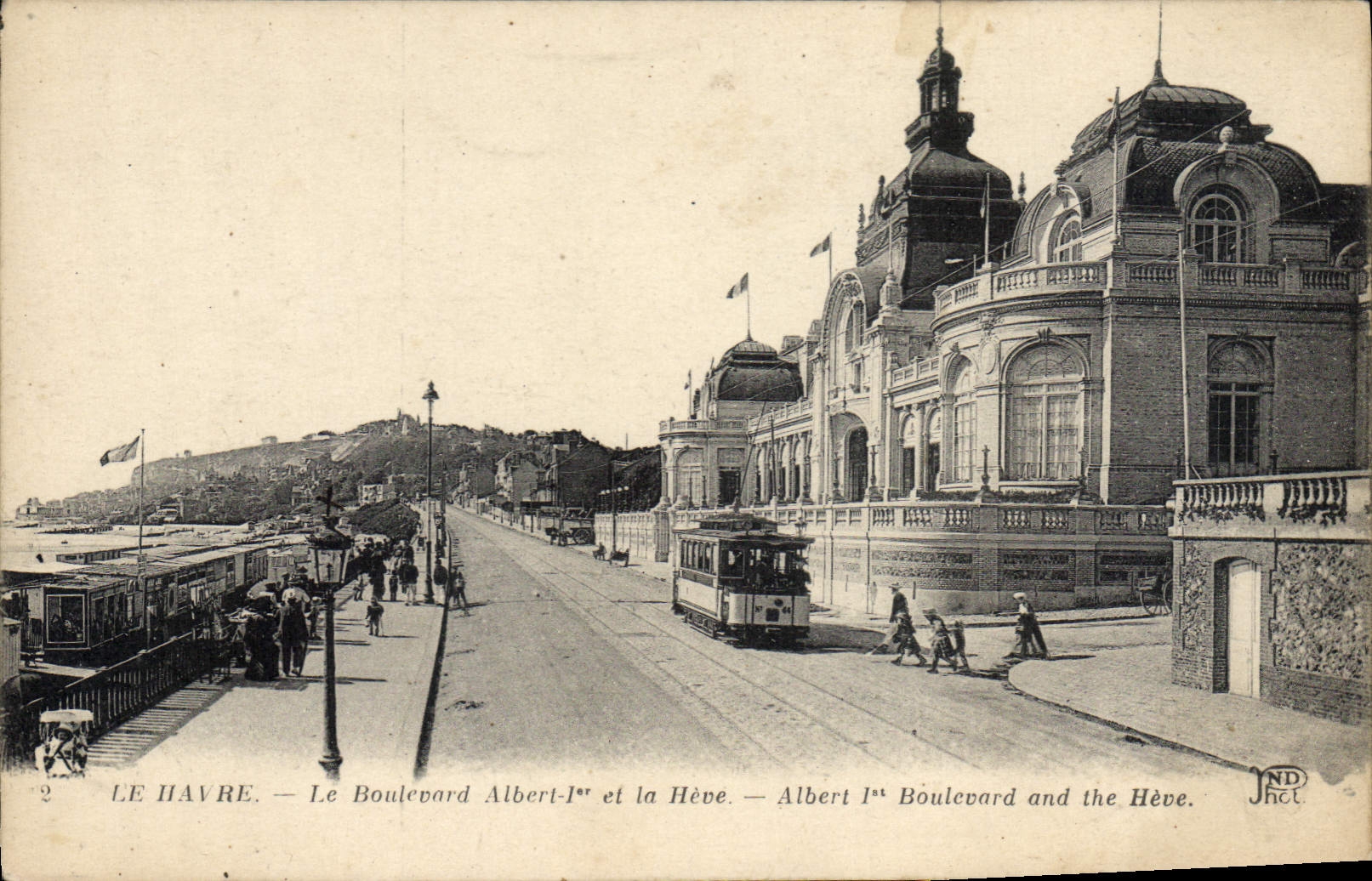 CPA Havre Le Boulevard Albert I et la Heve 