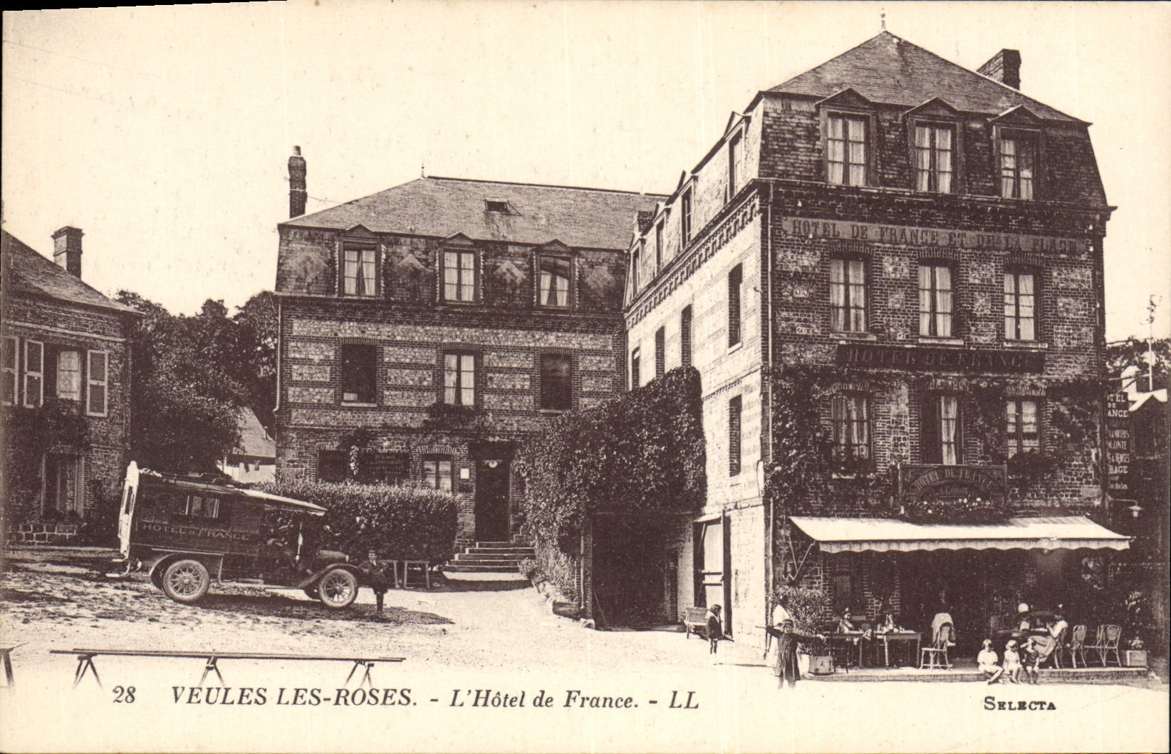 CPA Veules les Roses L'Hotel de France 
