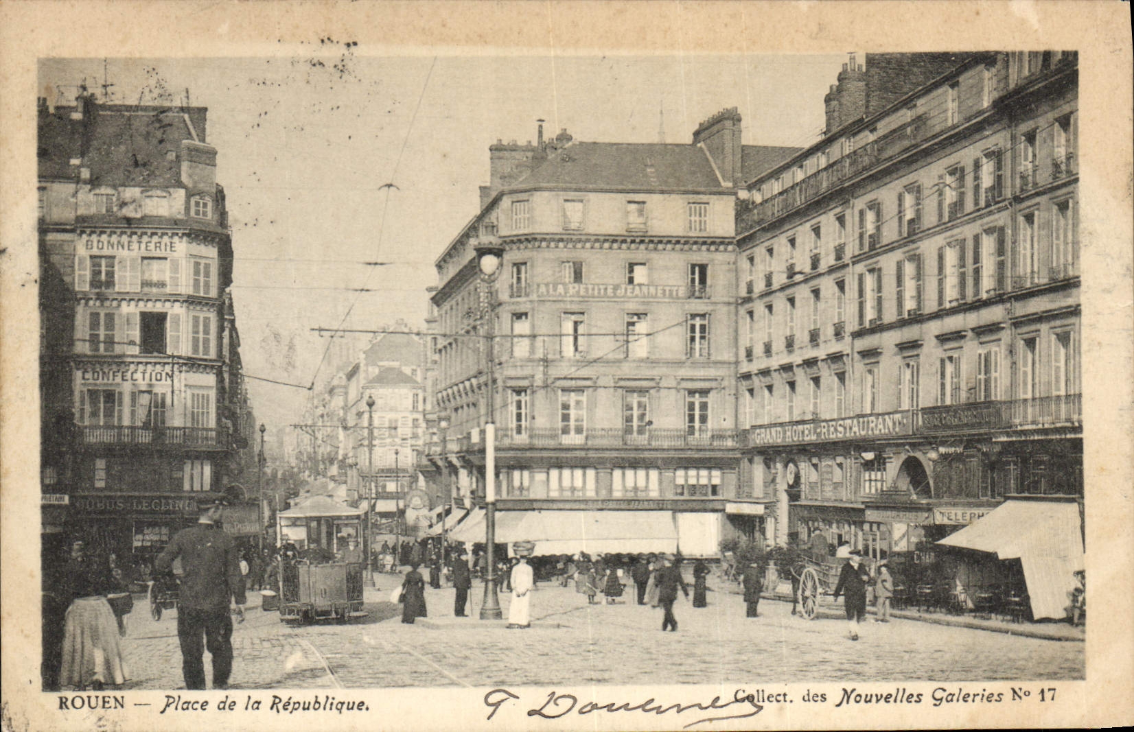 CPA Rouen Place de la Republique 