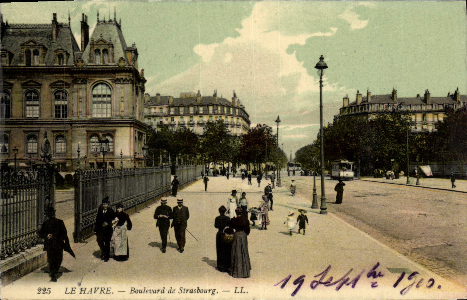 CPA Le Havre Boulevard de Strasbourg 