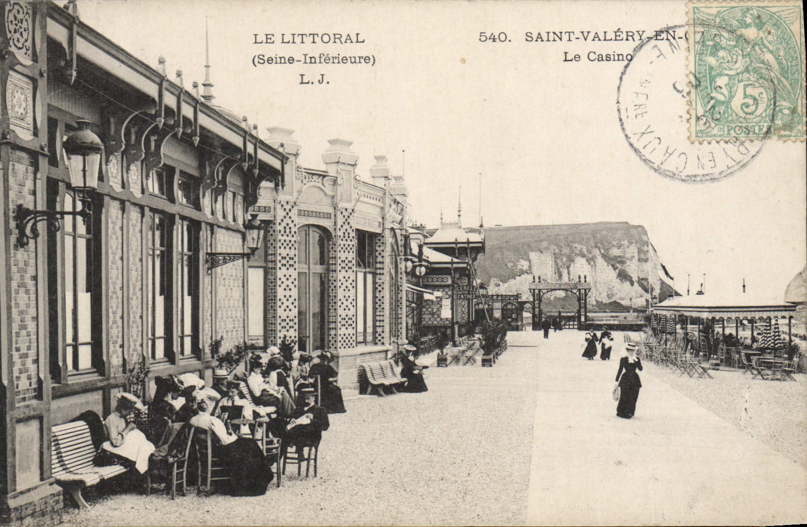 CPA Le Littoral Seine Interieure Saint Valery en caux Le Casino 