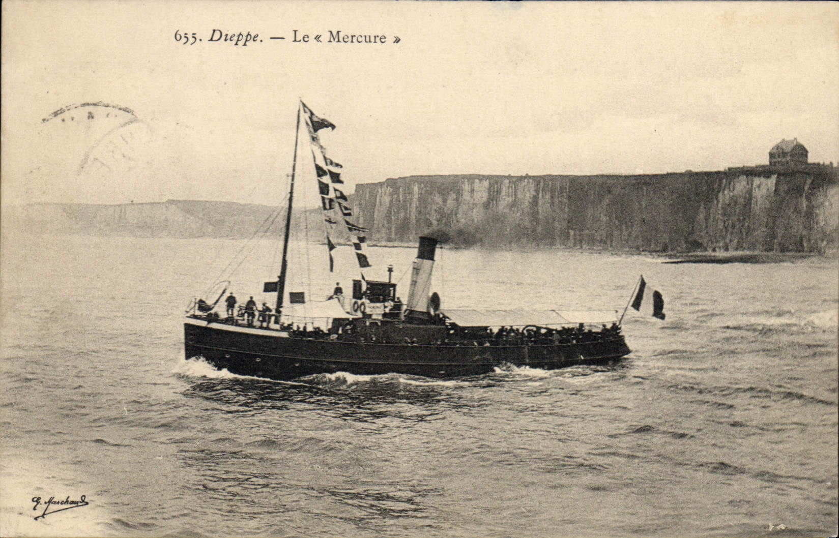 CPA Dieppe Le Mercure 