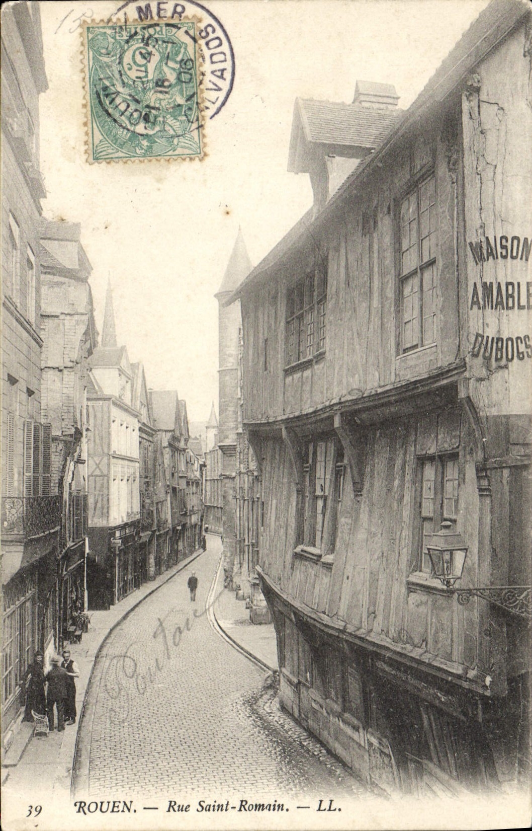 CPA Rouen Rue Saint Romain 
