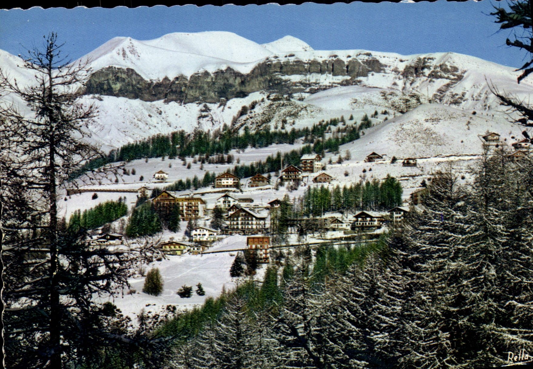 CPA Les Alpes Maritimes Valberg Hotels Les Flocons Le Coq en Pate 