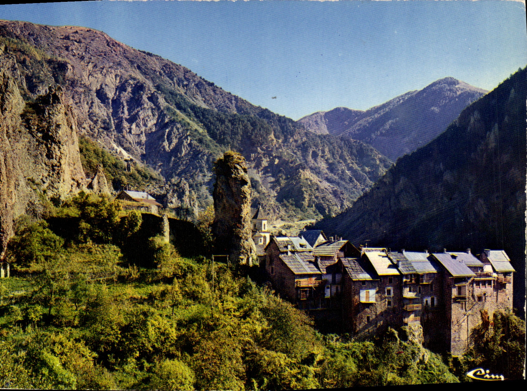 CPA Peone Alp Mar Vue generale l'ete