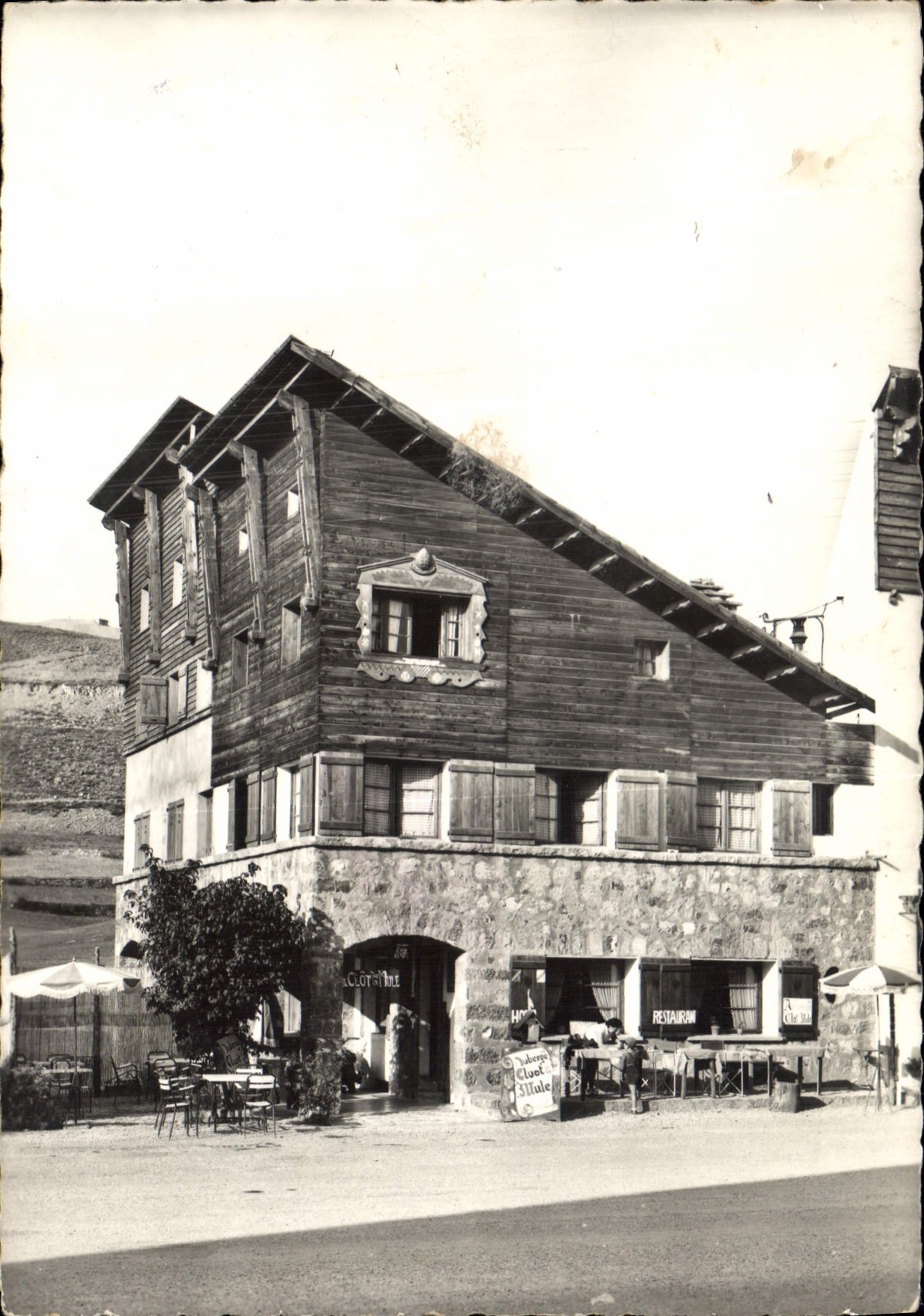 CPA Auberge du Clot de la Mule Ouvert toute l'Annee Valberg A M