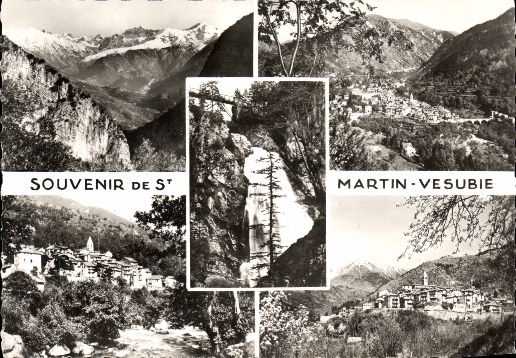 CPSM La Suisse Nicoise St Martin Vesubie A M