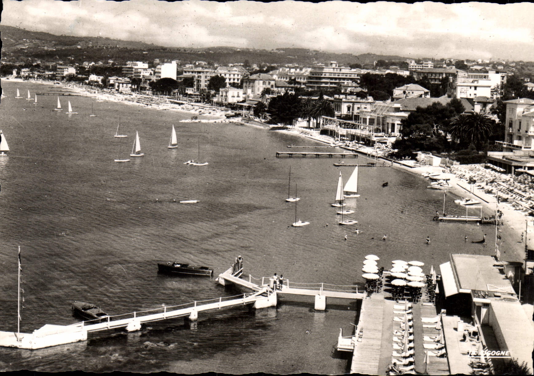 CPSM Juan les Pins A M Vue d'ensemble 