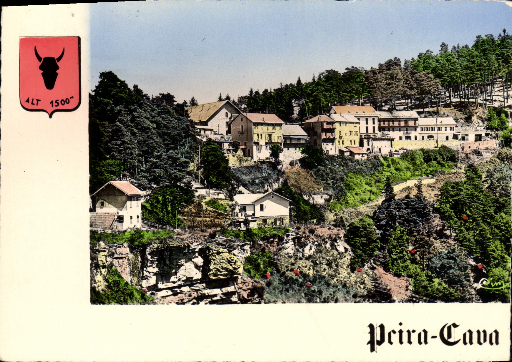 CPSM Peira Cava A M La Station 