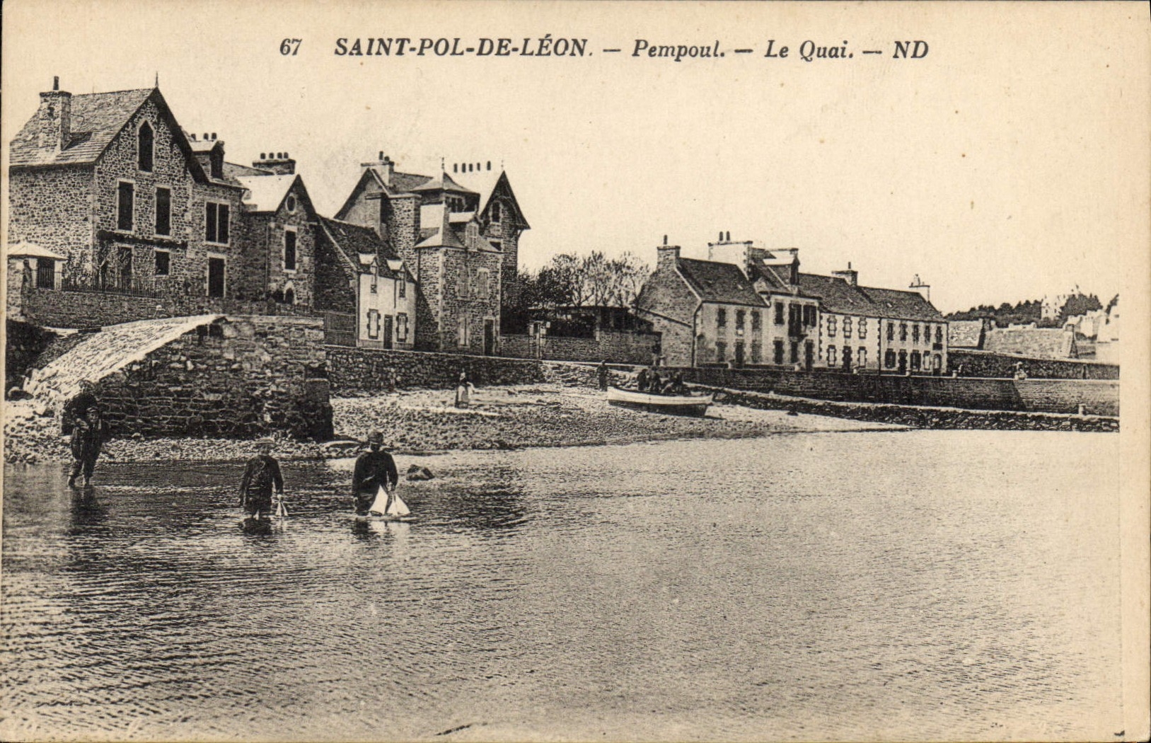 CPA St Pol de Leon Pempoul Le Quai