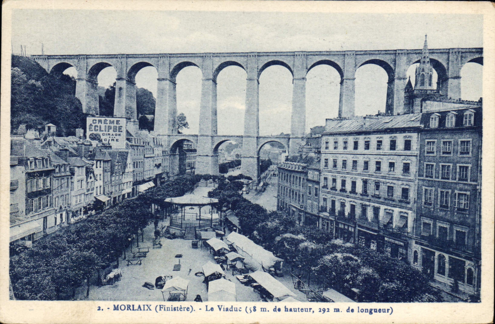 CPA Morlaix Finistere Le Viaduc 