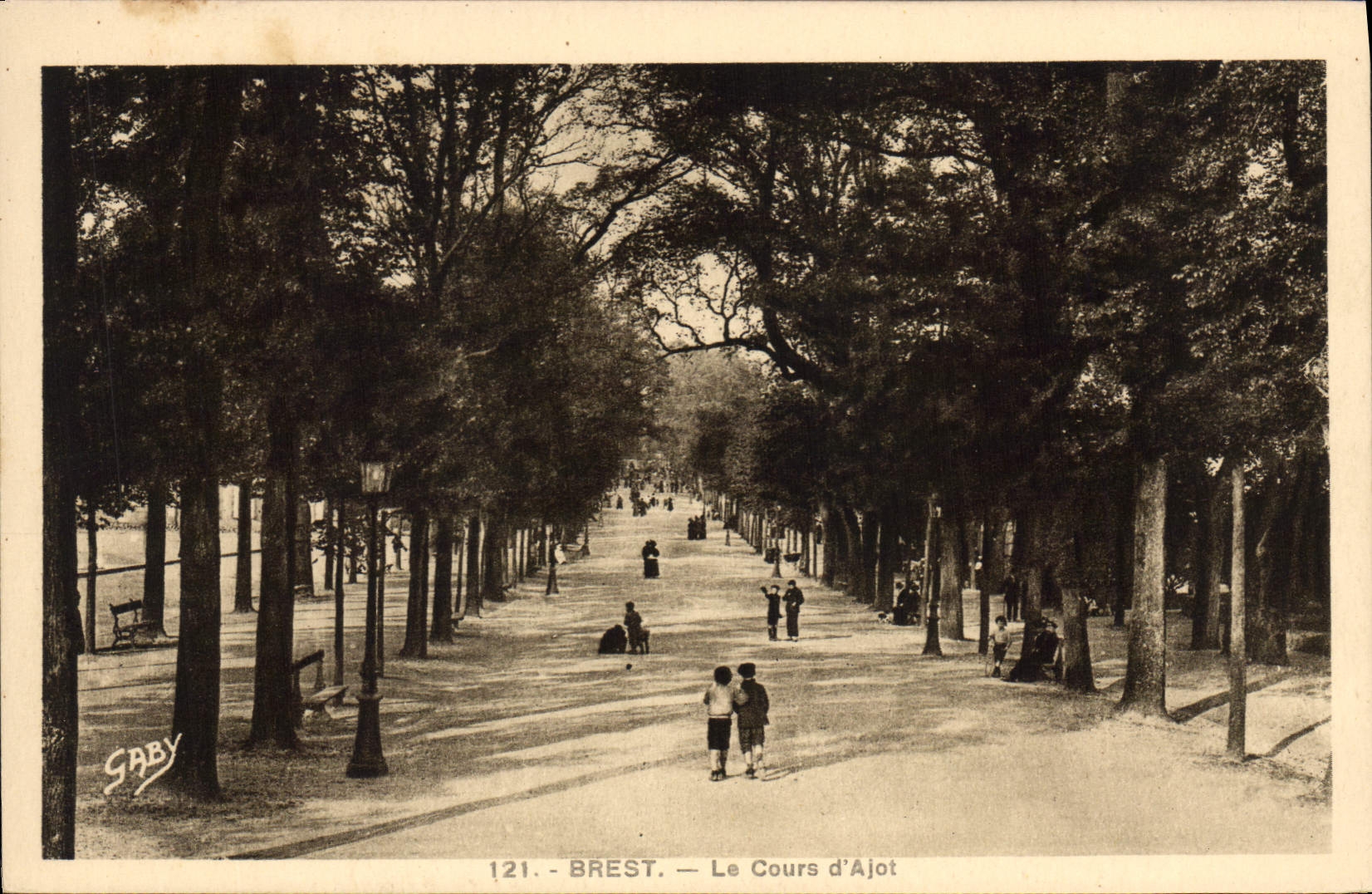 CPA Brest Le Cours d'Ajot 