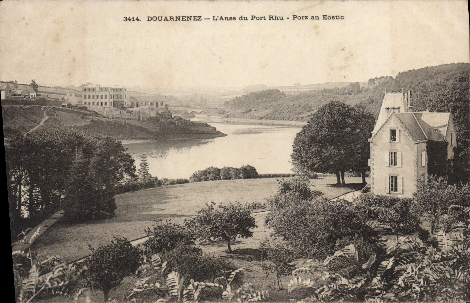 CPA Douarnenez L'Anse du Port Rhu 