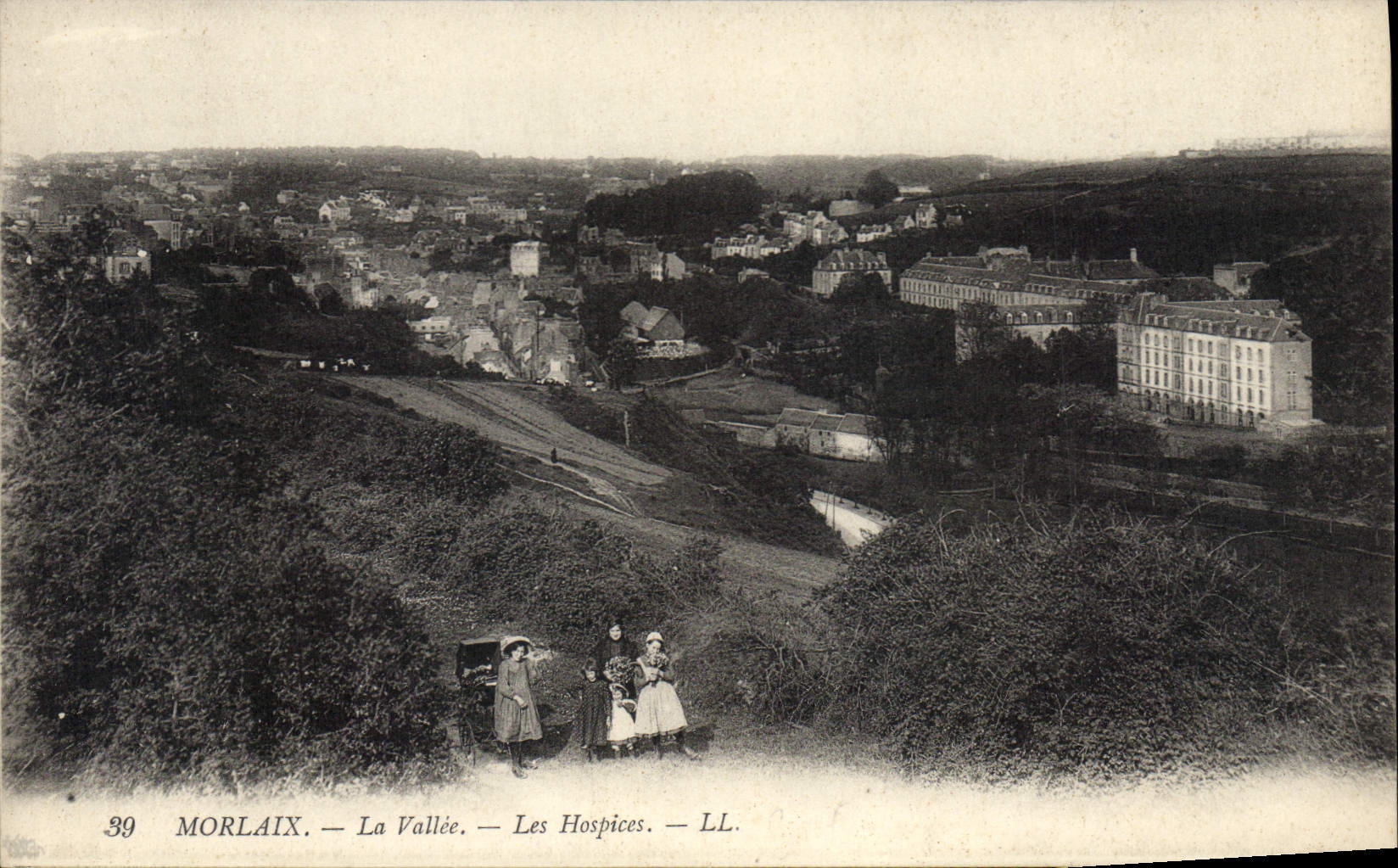 CPA Morlaix La Vallee Les Hospices 